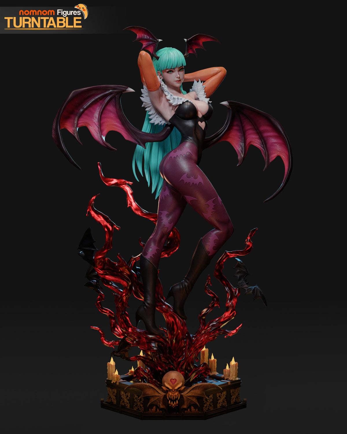 2164 Morrigan Aensland_Darkstalkers - STL 3D Print Files