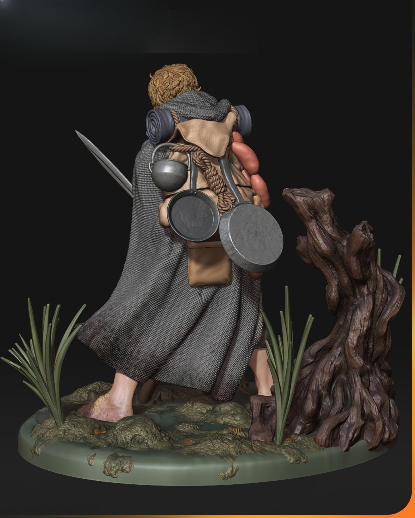 1547 Samwise Gamgee_Lord of the Rings - STL 3D Print Files