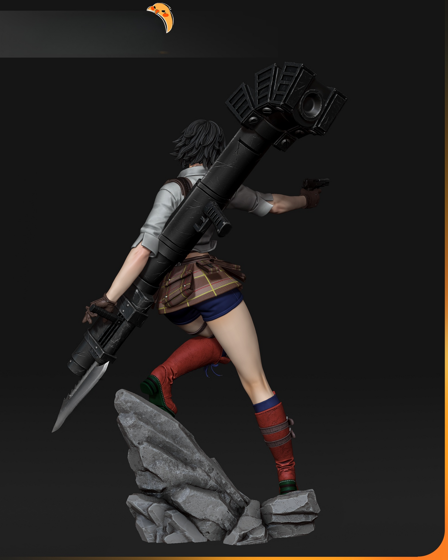 1405 Lady_Devil May Cry - STL 3D Print Files