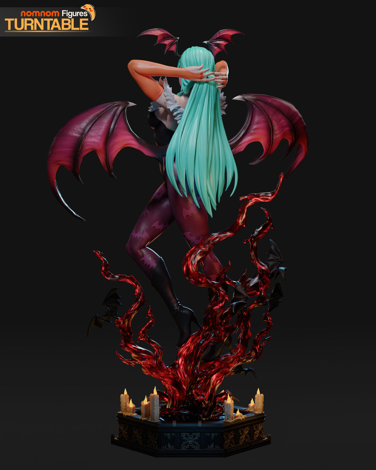 2164 Morrigan Aensland_Darkstalkers - STL 3D Print Files