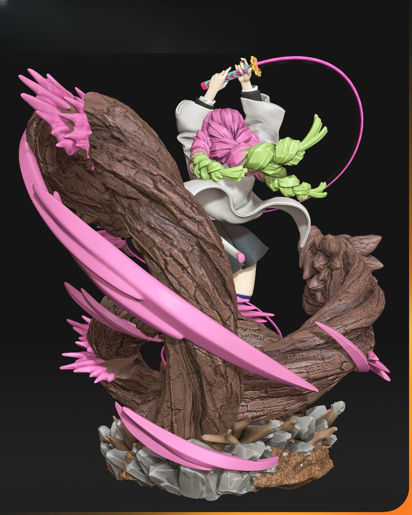 0346 Mitsuri Kanroji_Demon Slayer - STL 3D Print Files