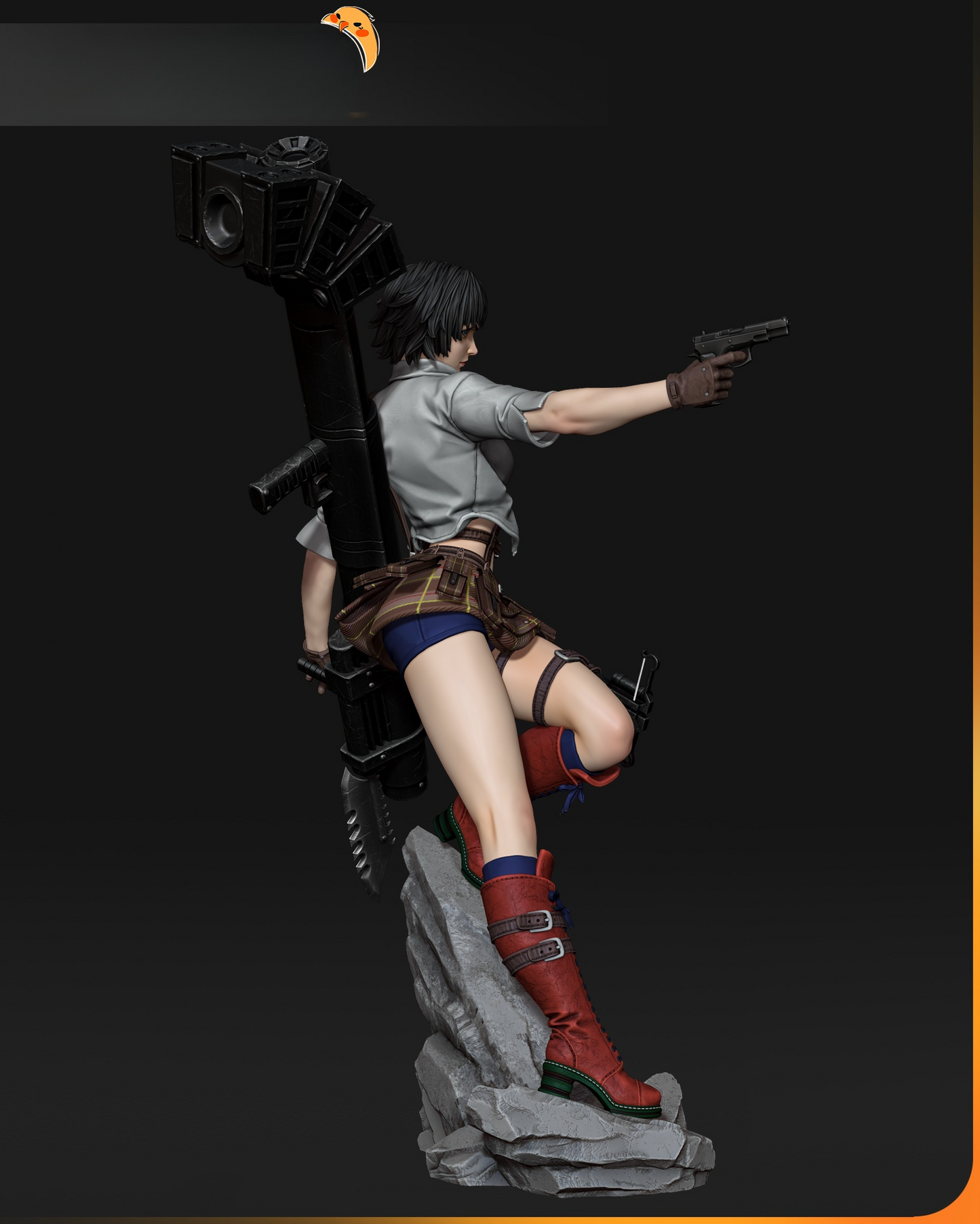 1405 Lady_Devil May Cry - STL 3D Print Files