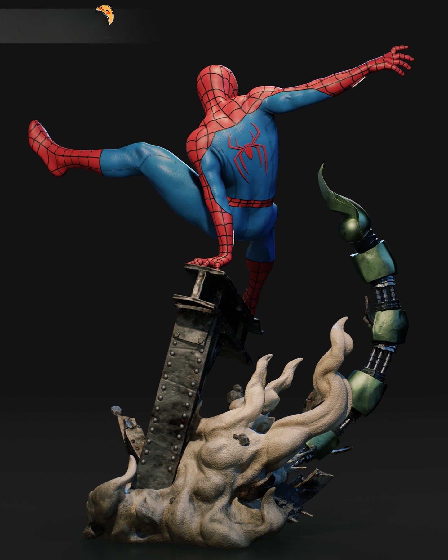 1676 Spiderman Brand New Day_Marvel - STL 3D Print Files