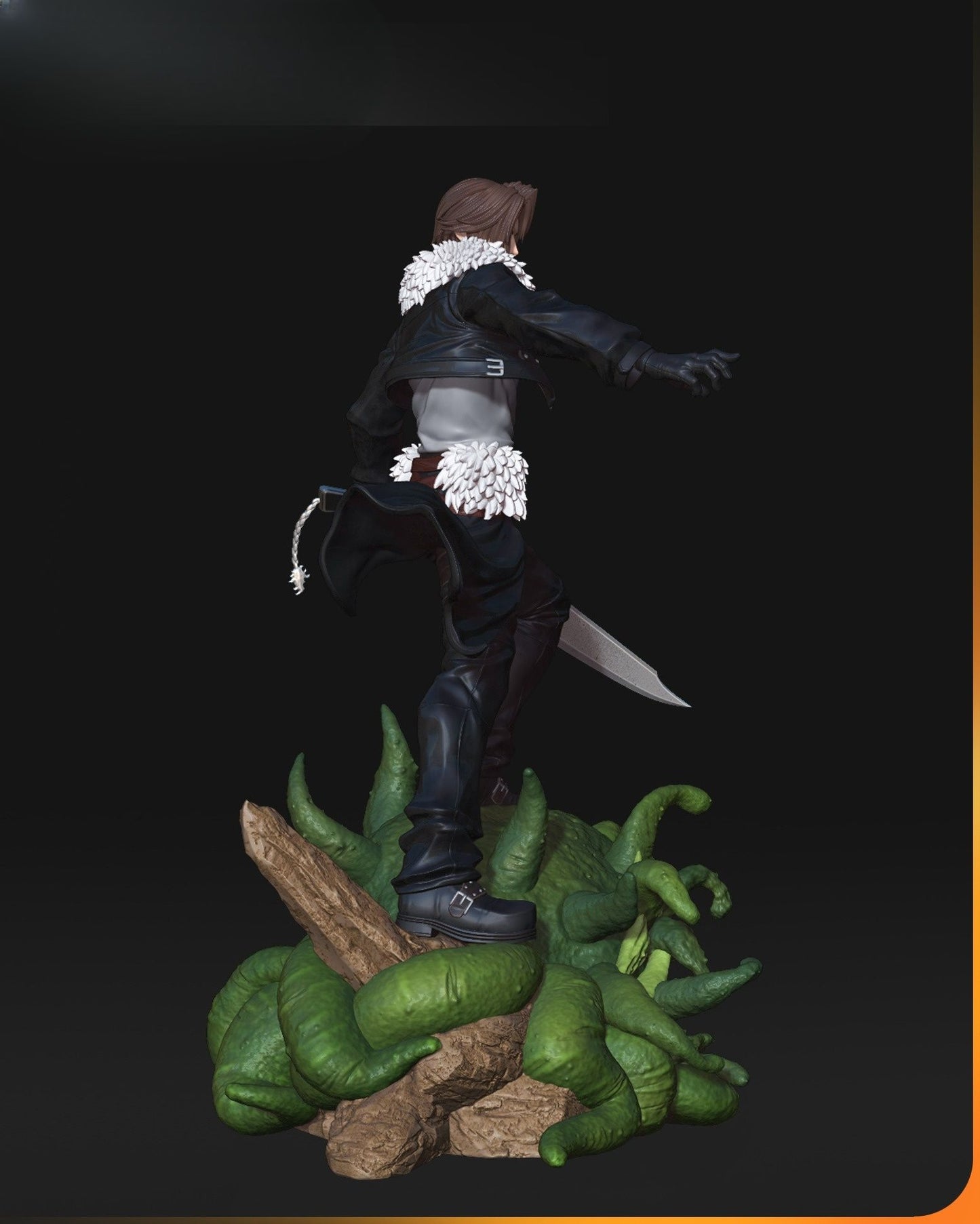 0562 Squall Leonhart-Final_Fantasy VIII - STL 3D Print Files