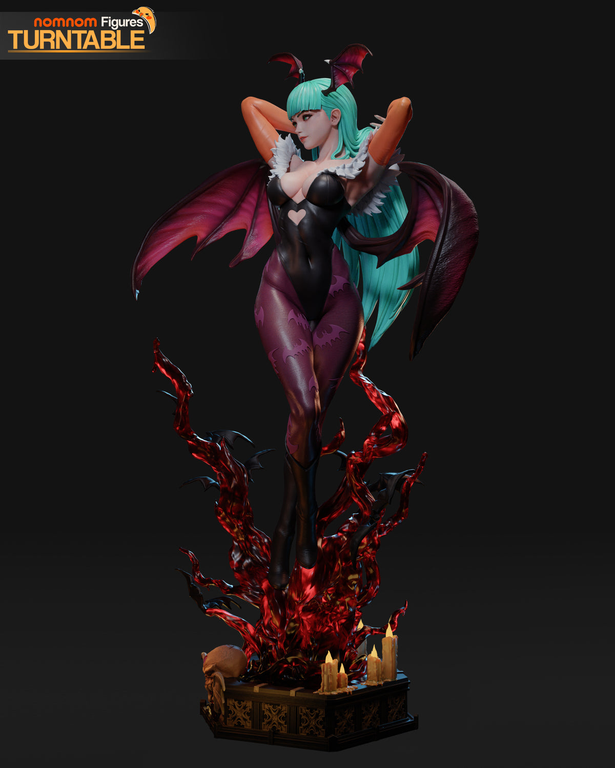 2164 Morrigan Aensland_Darkstalkers - STL 3D Print Files