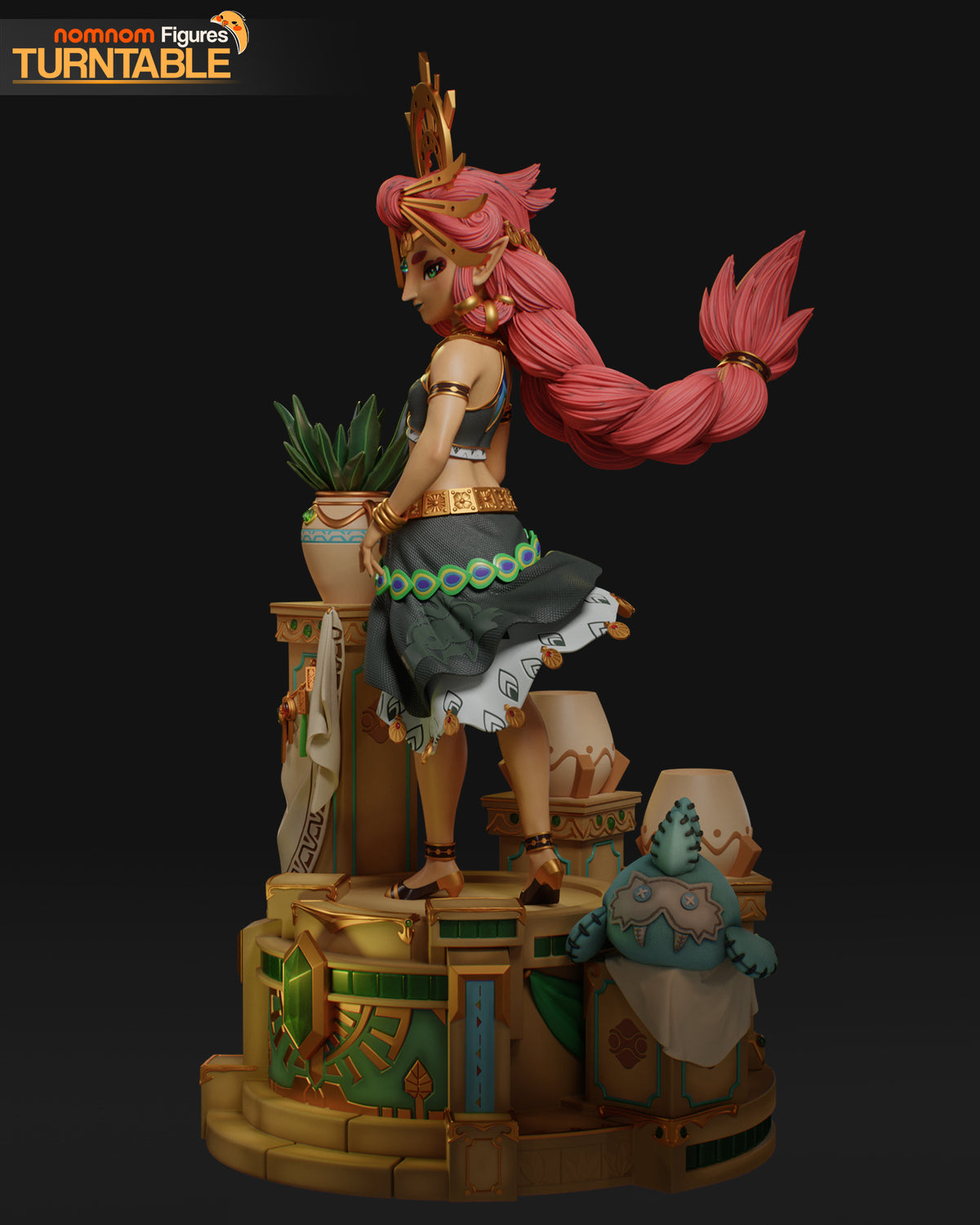 2170 Riju_The Legend of Zelda Breath of the Wild - STL 3D Print Files