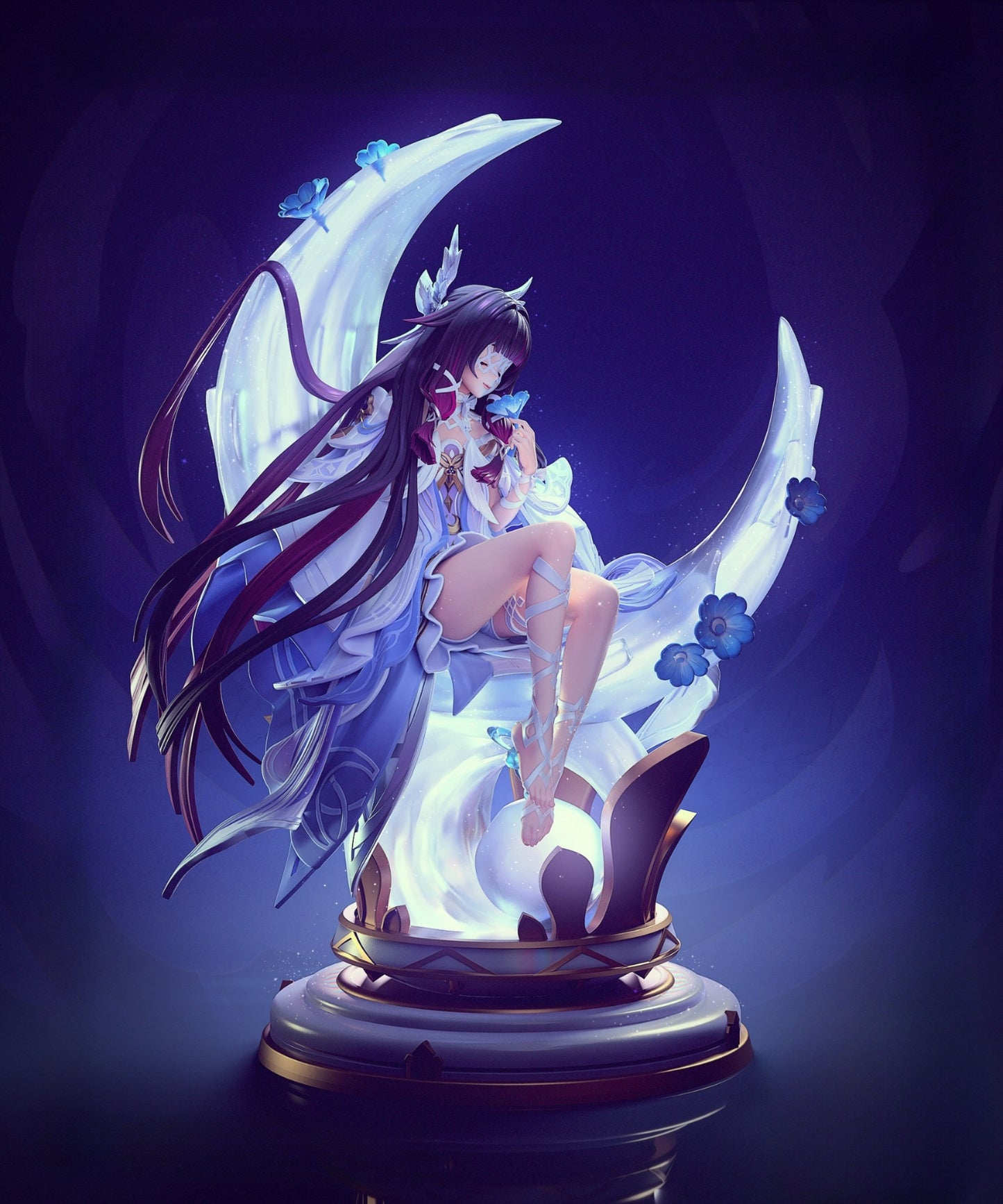 1259 Columbina_Genshin Impact - STL 3D Print File
