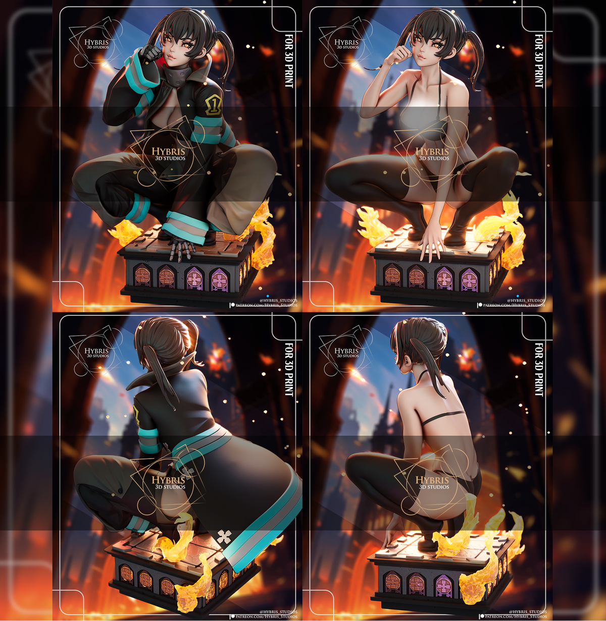 1890 Tamaki Kotatsu_Fire Force - STL 3D Print Files