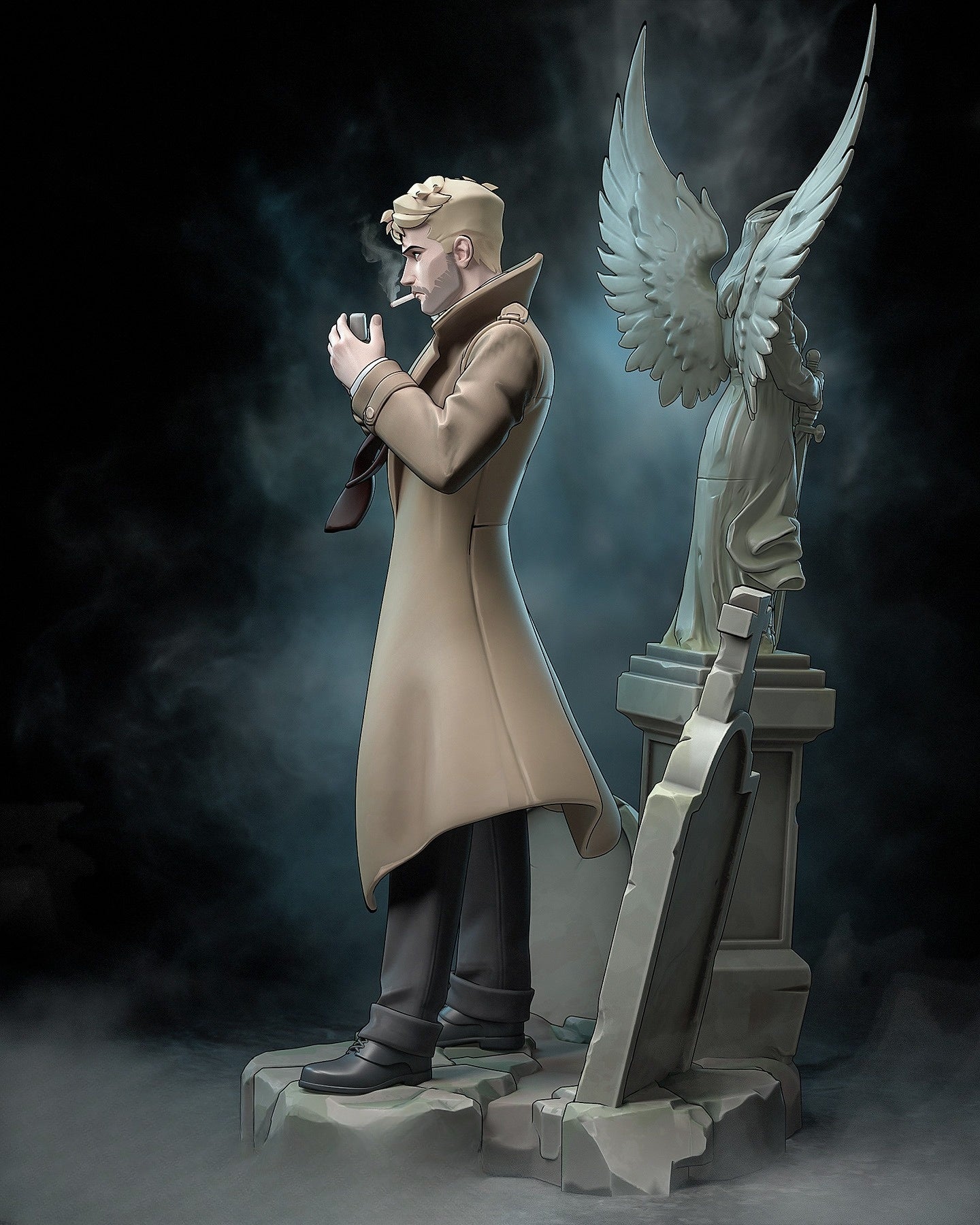 1384 John Constantine - STL 3D Print Files