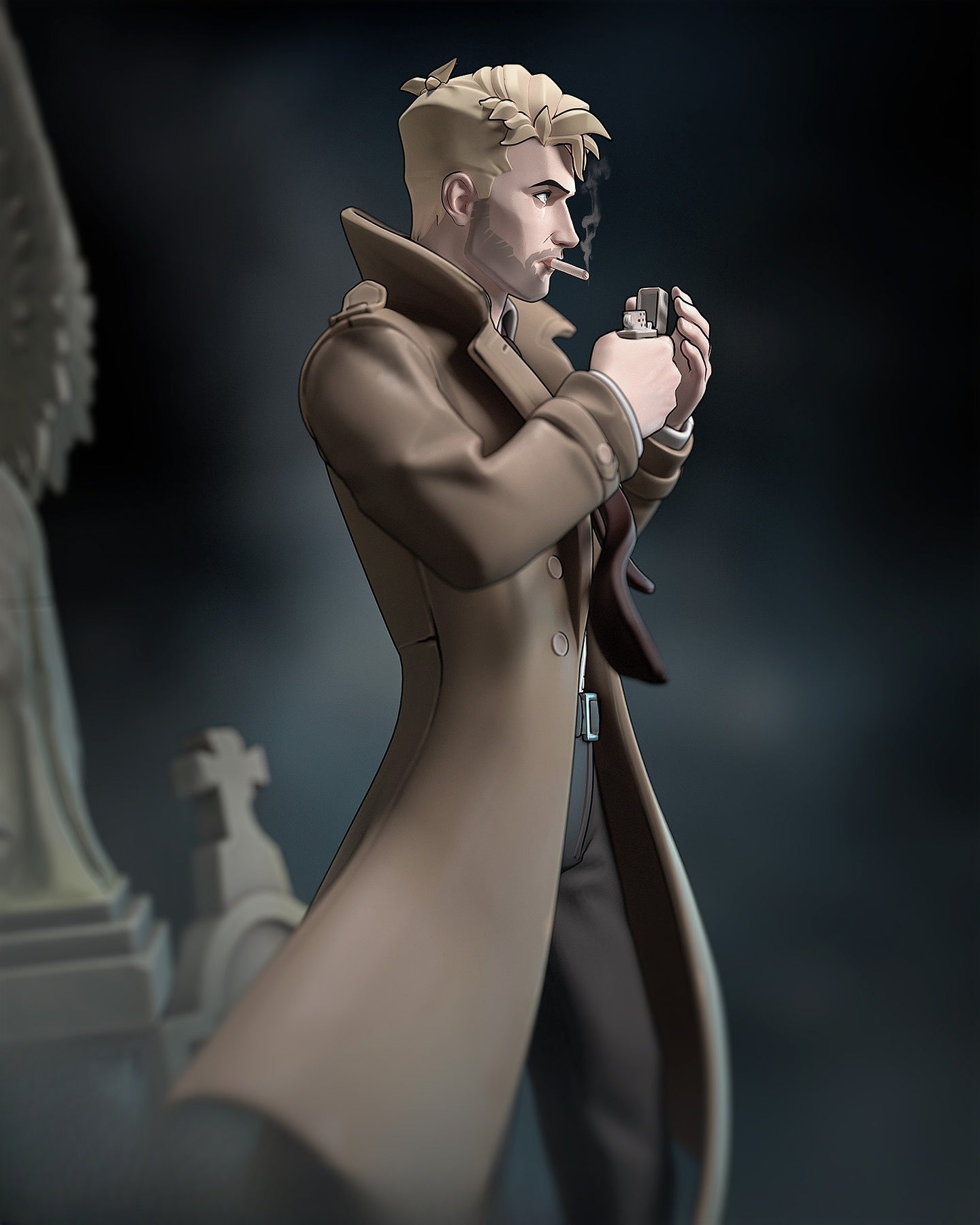 1384 John Constantine - STL 3D Print Files