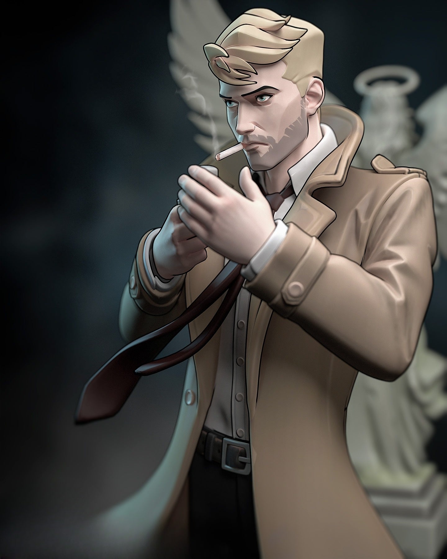 1384 John Constantine - STL 3D Print Files