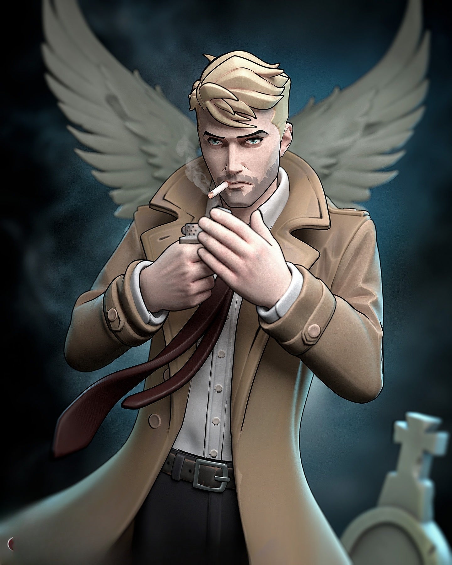 1384 John Constantine - STL 3D Print Files