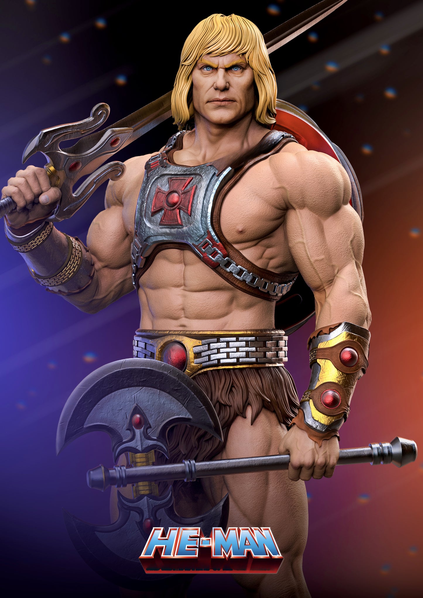 1232 HeMan_Masters of the Universe - STL 3D Print File