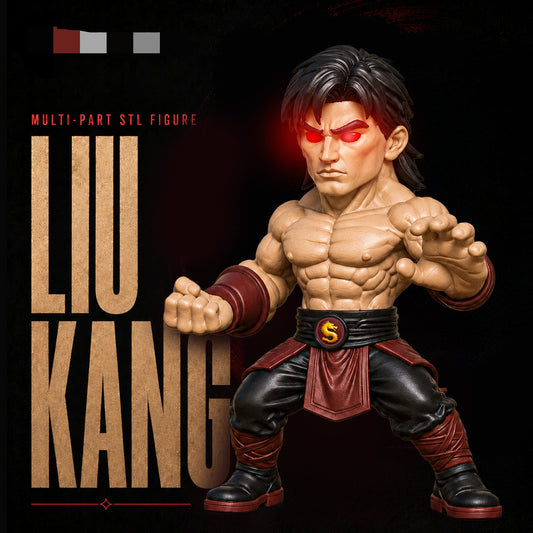 1538 Liu Kang_Mortal Kombat - STL 3D Print Files