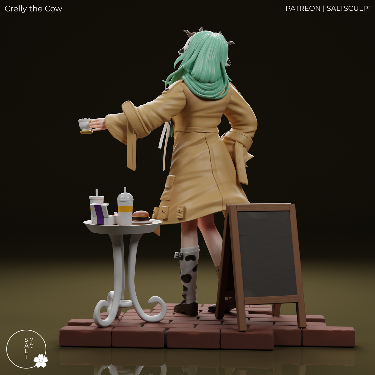 2063 VTuber Crelly the Cow - STL 3D Print Files