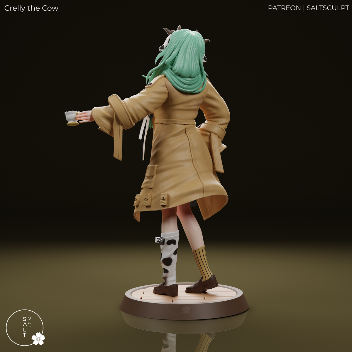 2063 VTuber Crelly the Cow - STL 3D Print Files