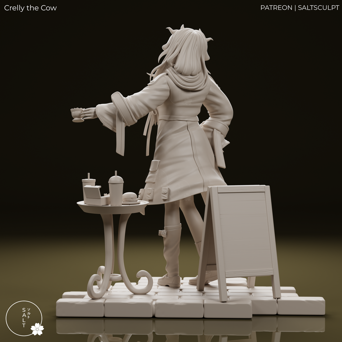 2063 VTuber Crelly the Cow - STL 3D Print Files