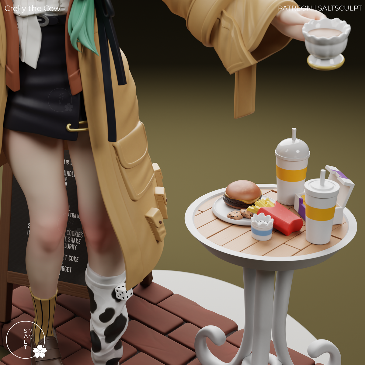 2063 VTuber Crelly the Cow - STL 3D Print Files
