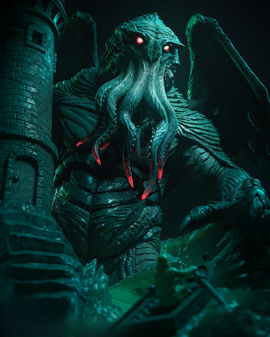 0858 Cthulhu - STL 3D Print Files