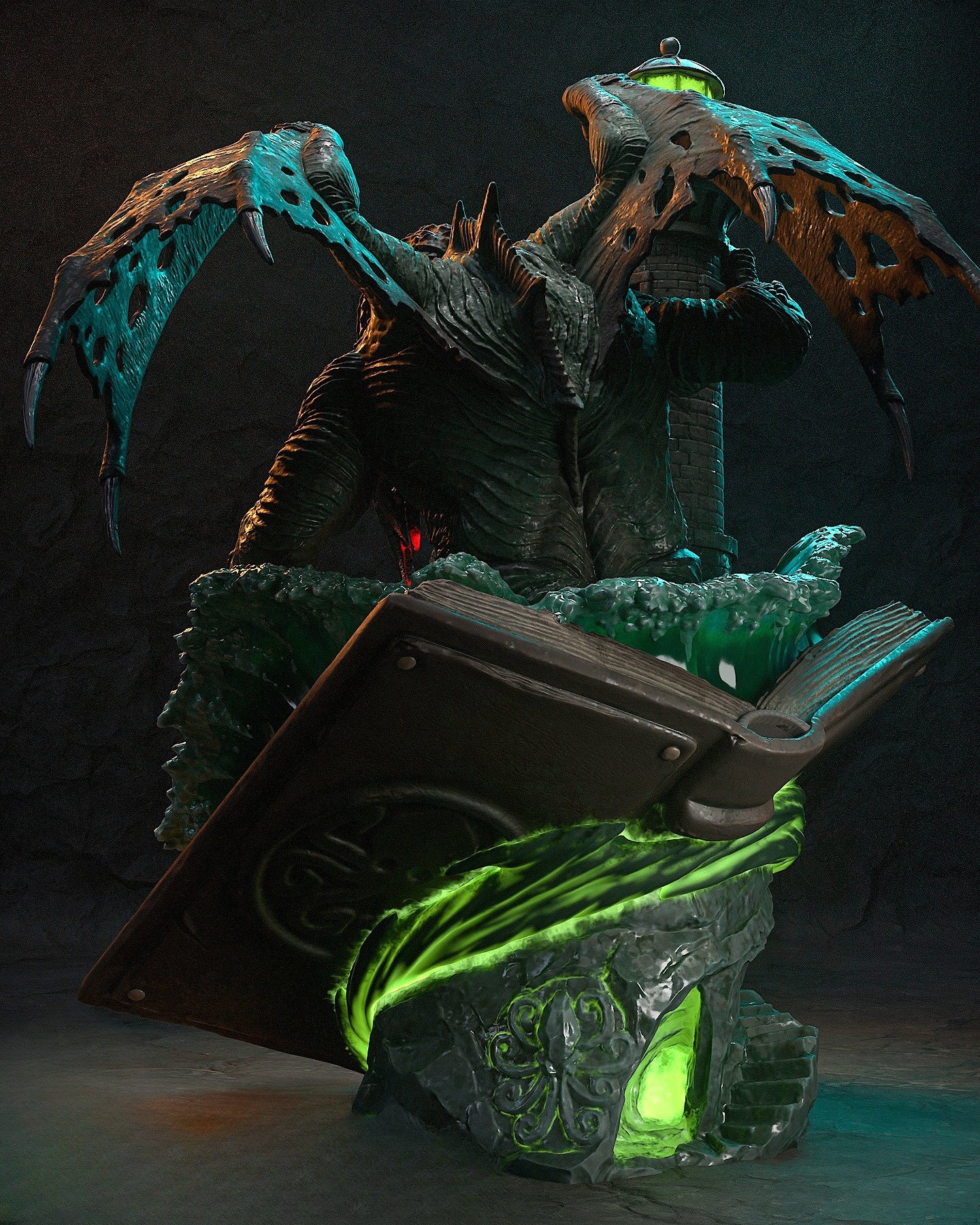 0858 Cthulhu - STL 3D Print Files