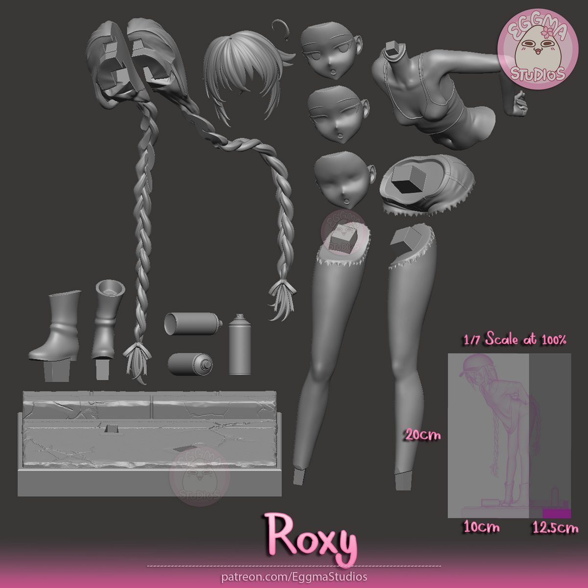 1968 Roxy Migurdia_Mushoku Tensei NSFW - STL 3D Print Files