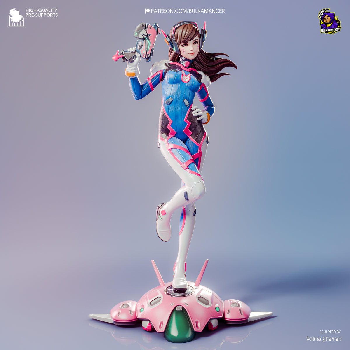2130 D.Va_Overwatch - STL 3D Print Files
