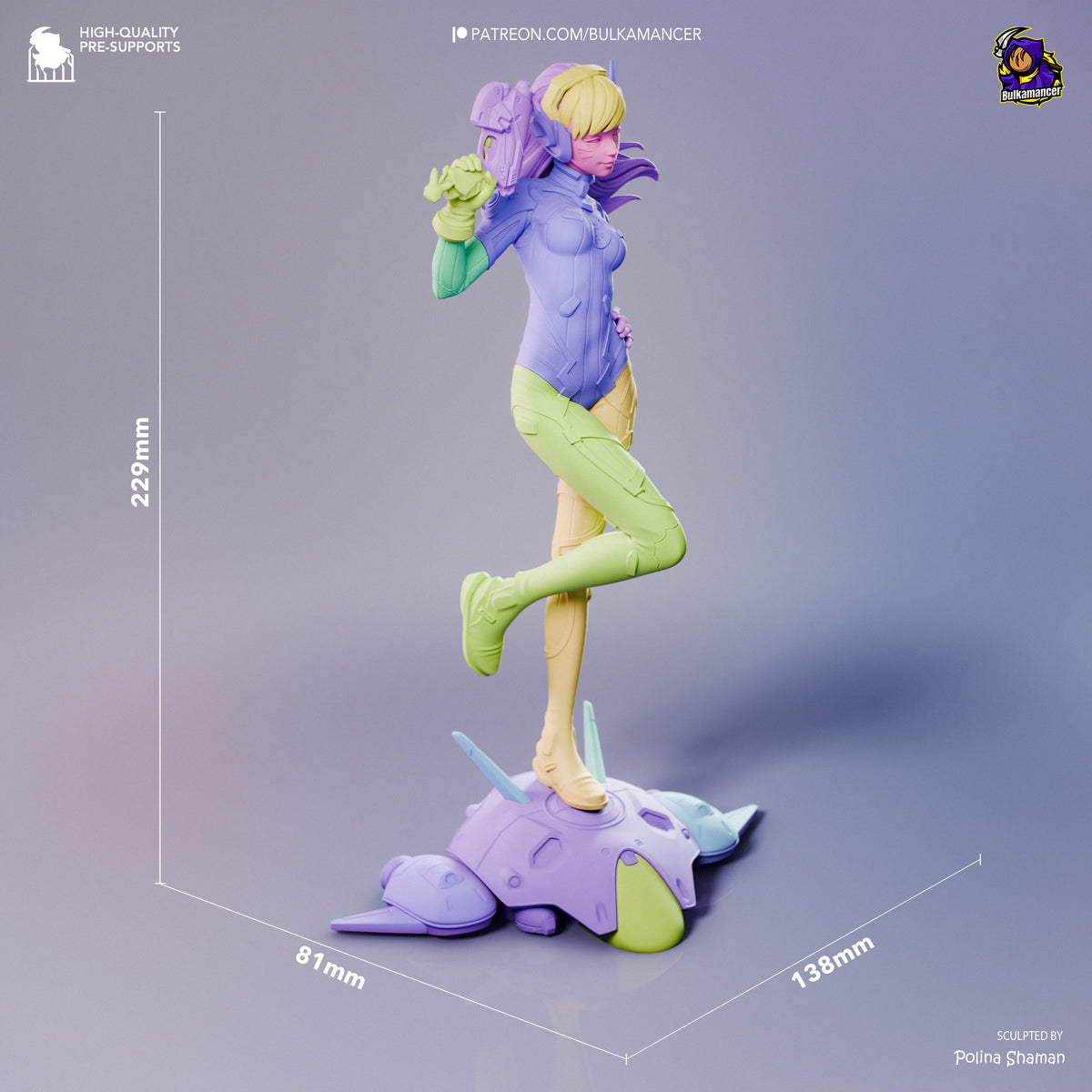 2130 D.Va_Overwatch - STL 3D Print Files