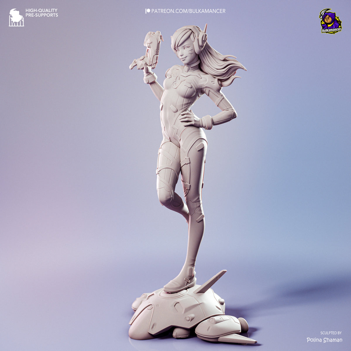 2130 D.Va_Overwatch - STL 3D Print Files