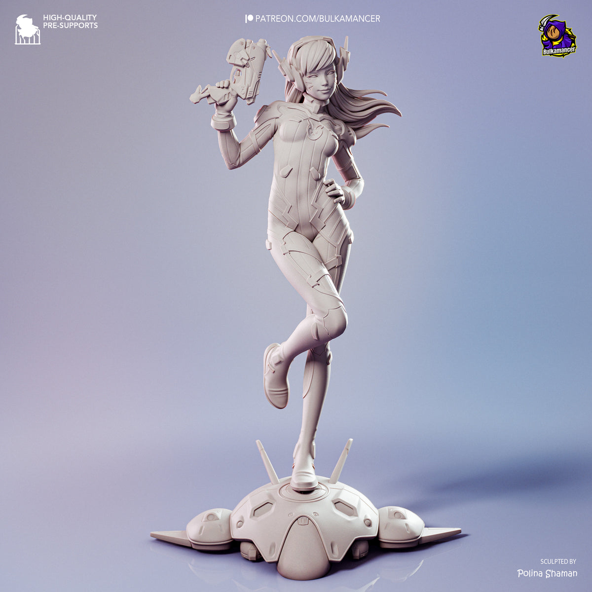 2130 D.Va_Overwatch - STL 3D Print Files