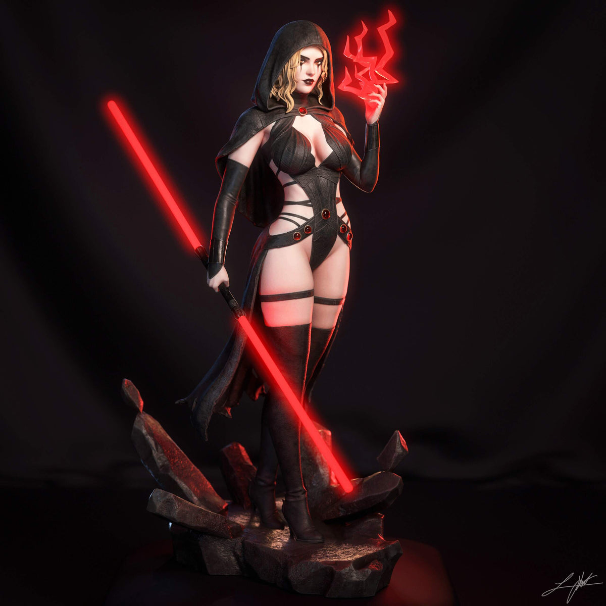 1857 Darth Zannah_Star Wars NSFW - STL 3D Print Files