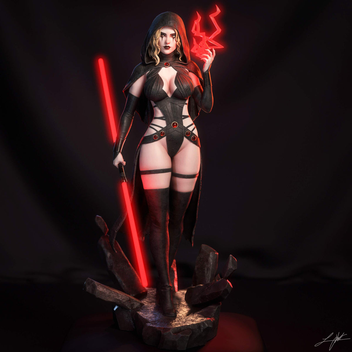 1857 Darth Zannah_Star Wars NSFW - STL 3D Print Files