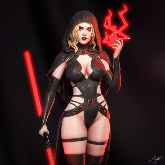 1857 Darth Zannah_Star Wars NSFW - STL 3D Print Files