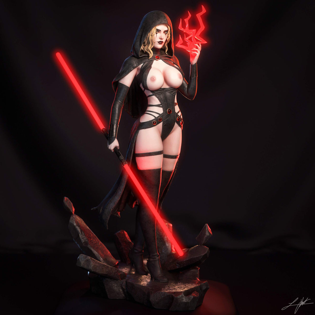1857 Darth Zannah_Star Wars NSFW - STL 3D Print Files