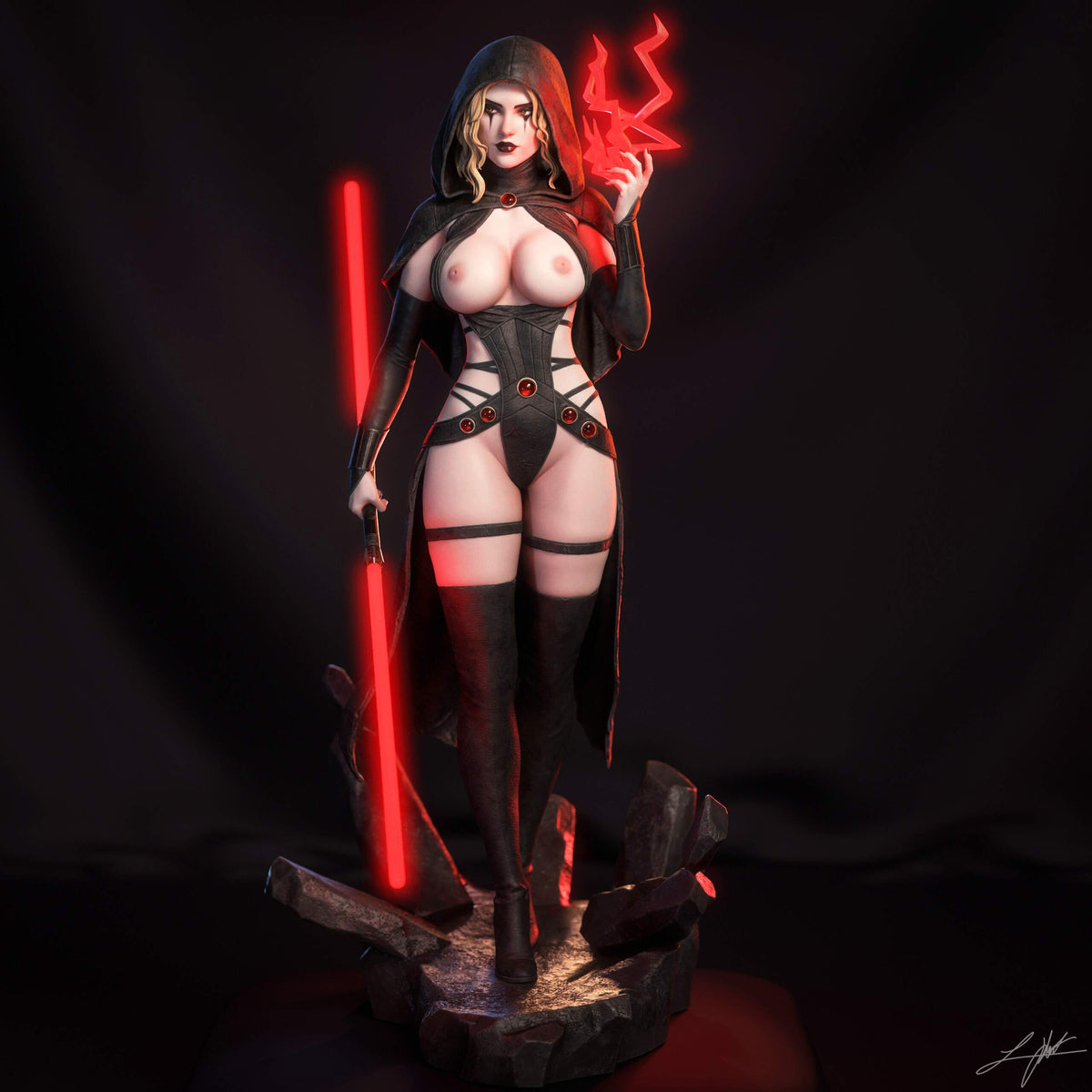 1857 Darth Zannah_Star Wars NSFW - STL 3D Print Files