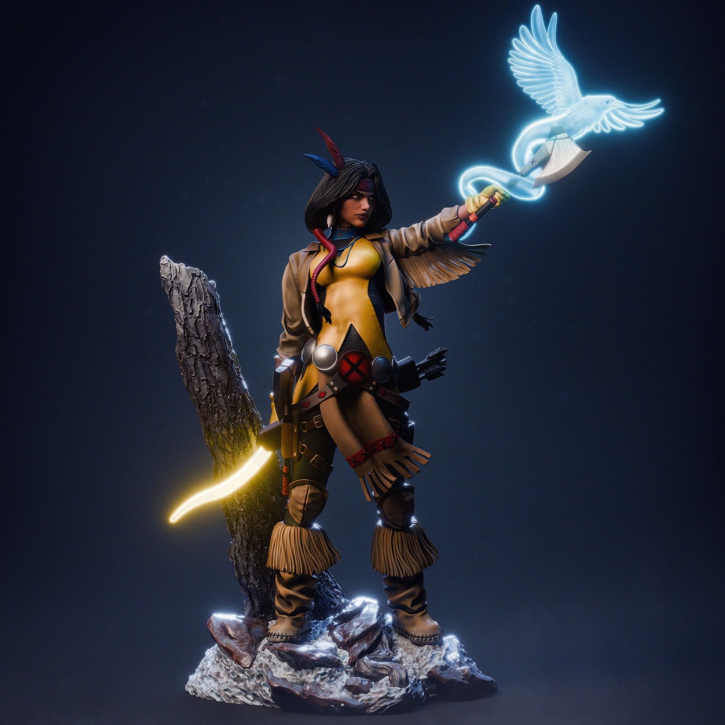 1189 Dani Moonstar_Marvel Comics - STL 3D Print Files