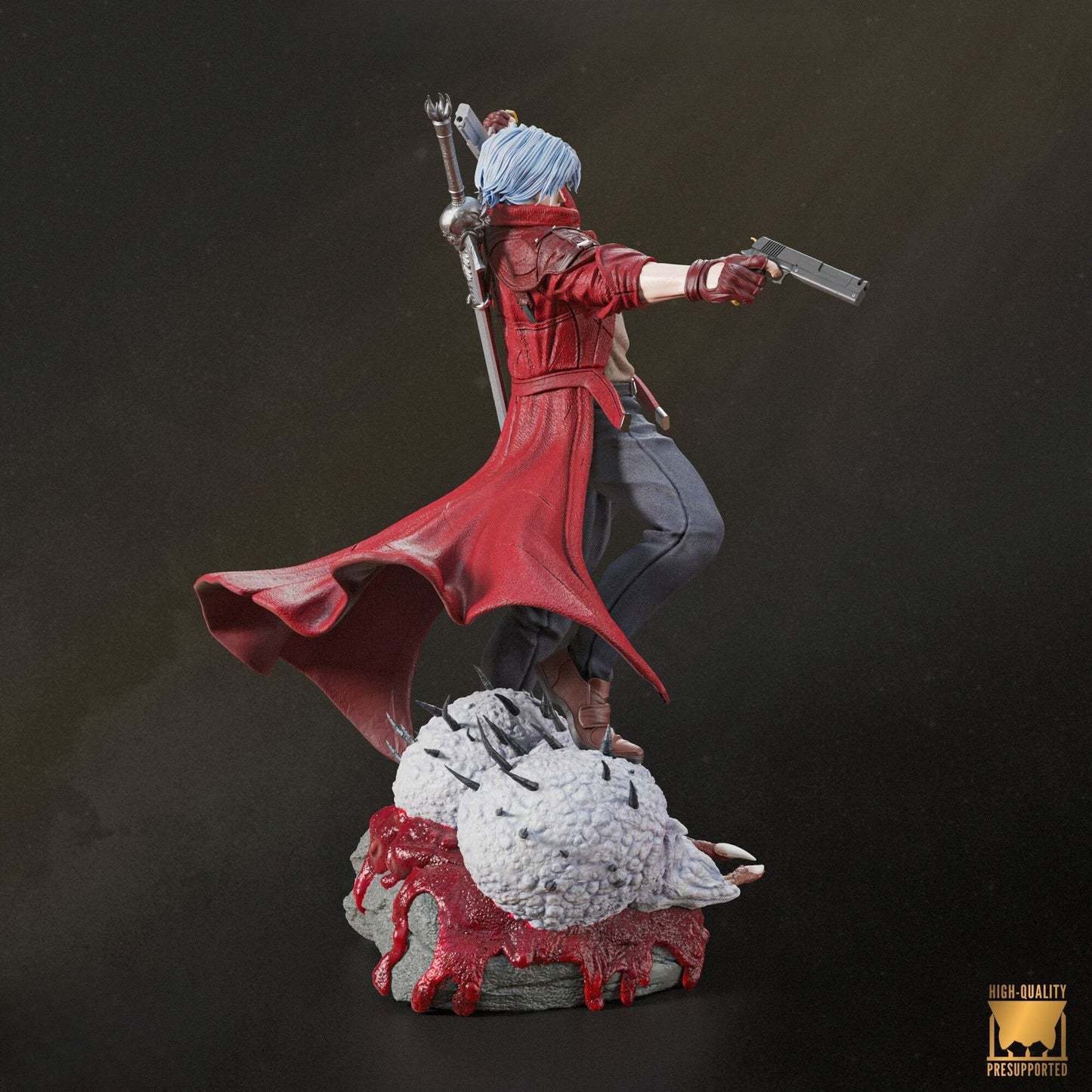 0544 Dante - Devil May Cry (4039) - STL 3D Print Files