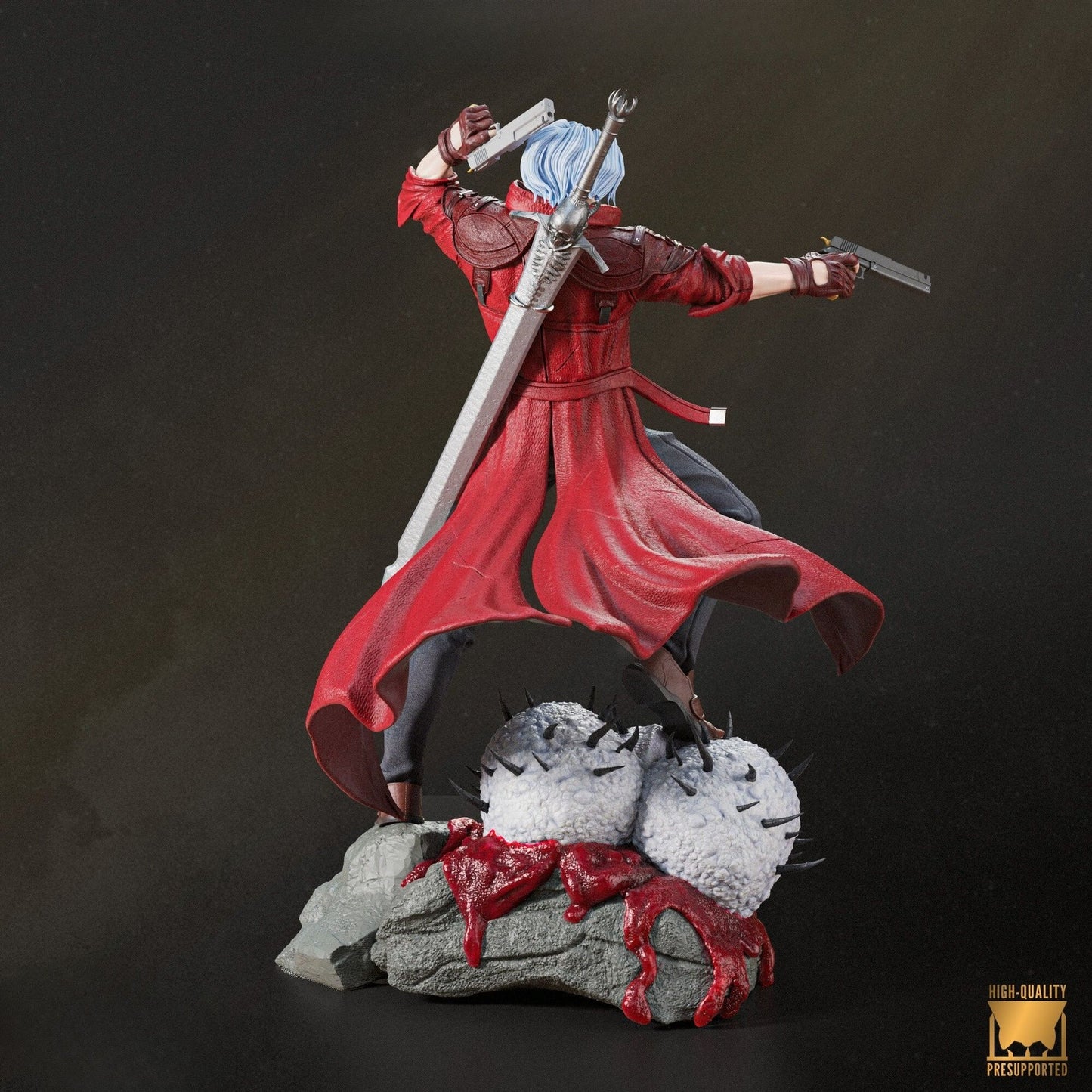 0544 Dante - Devil May Cry (4039) - STL 3D Print Files