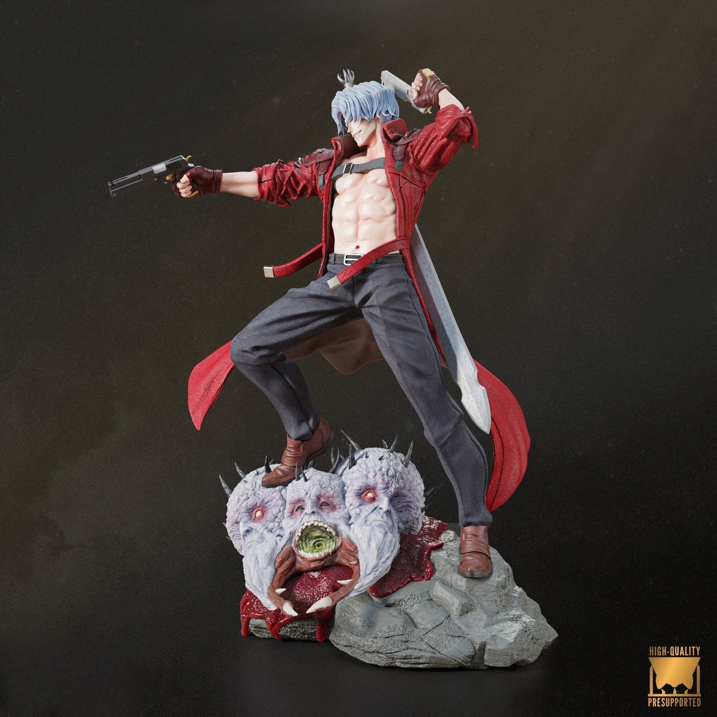 0544 Dante - Devil May Cry (4039) - STL 3D Print Files