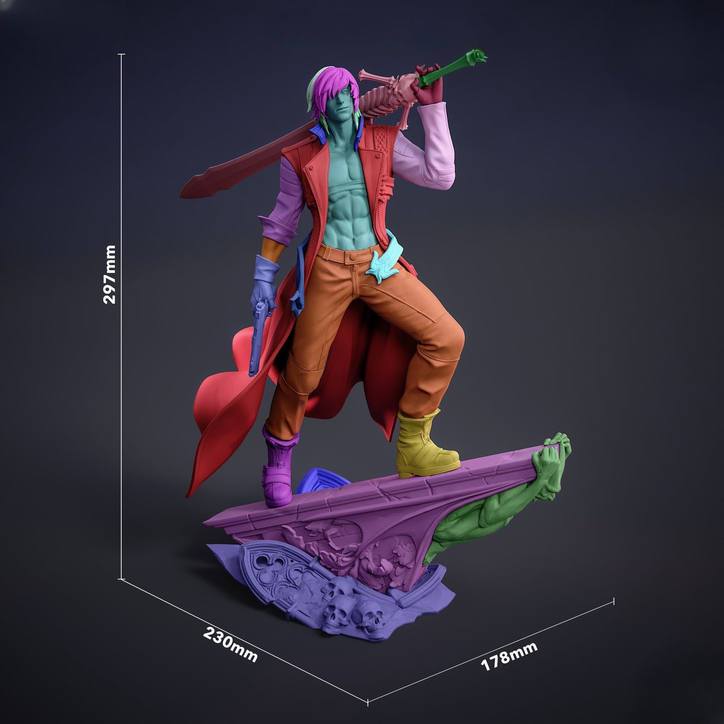 0934 Dante_Devil May Cry 3 - STL 3D Print Files