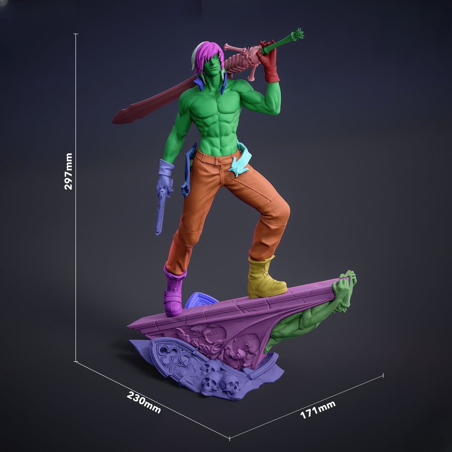 0934 Dante_Devil May Cry 3 - STL 3D Print Files