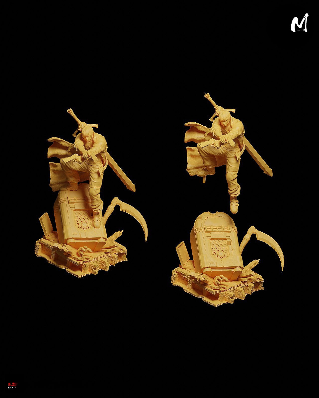 1623 Dante_Devil May Cry 3 - STL 3D Print Files