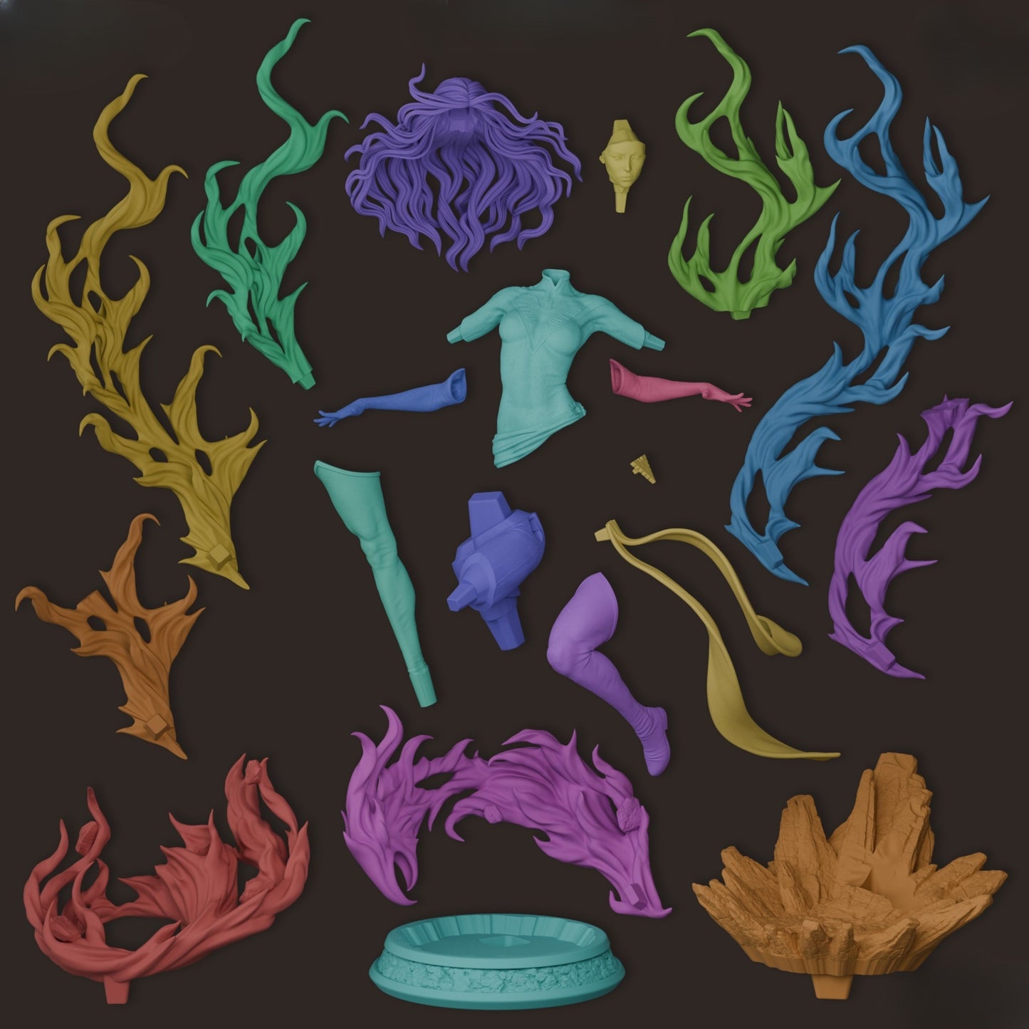 0365 Dark Phoenix - STL 3D Print Files