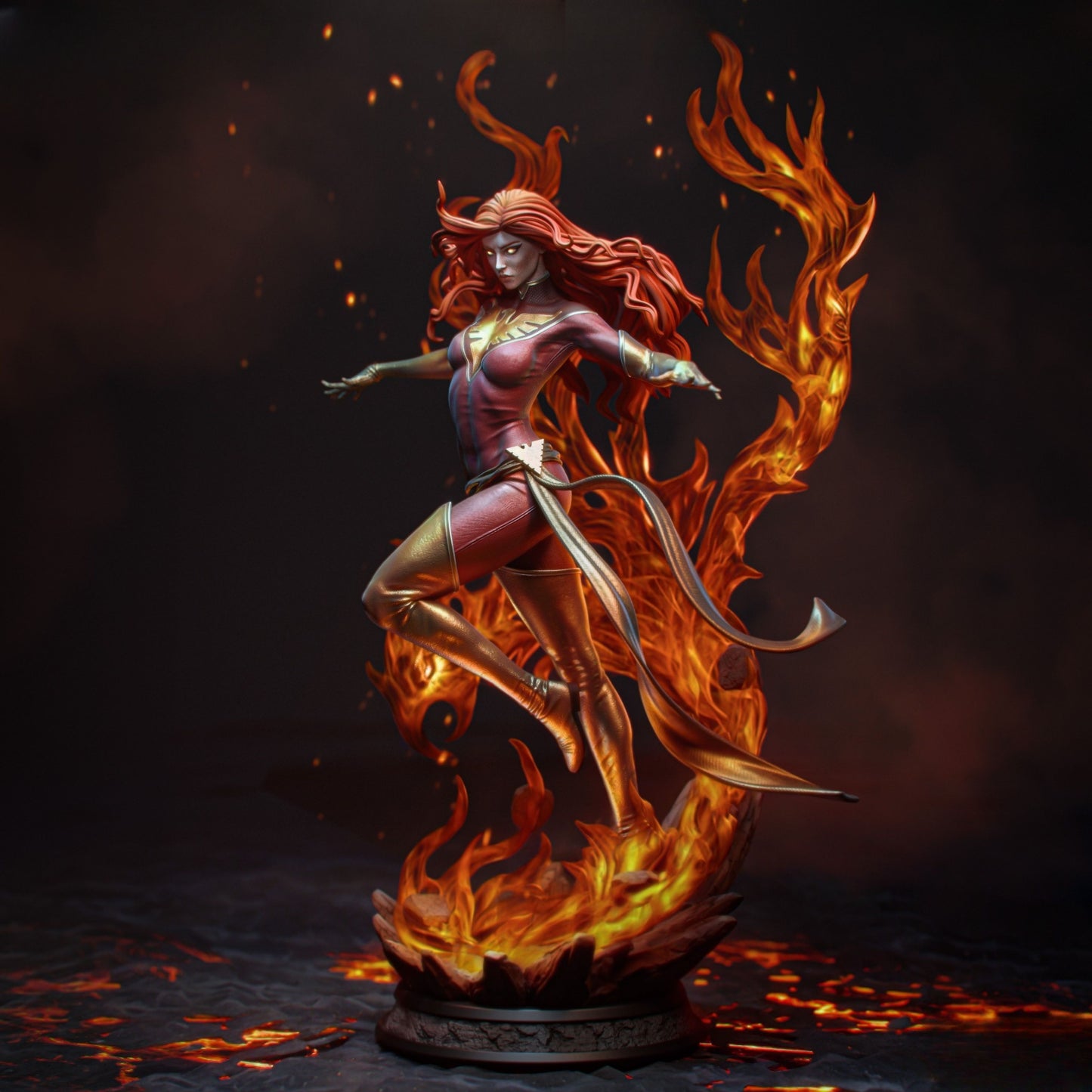 0365 Dark Phoenix - STL 3D Print Files