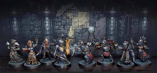 0694 Darkest Dungeons Heroes - STL 3D Print Files