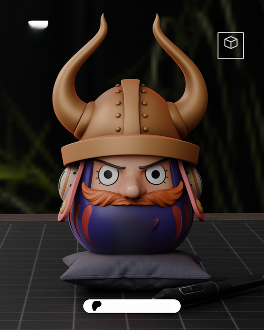 1500 Daruma_Usopp - STL 3D Print Files