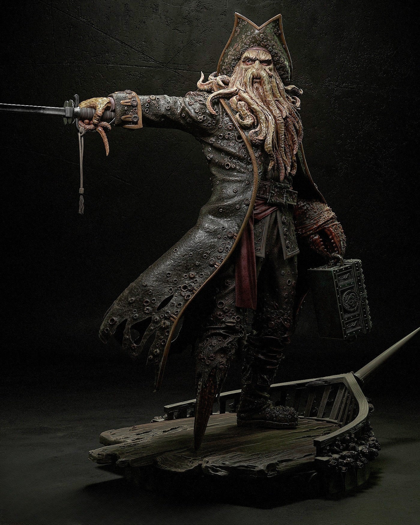 0507 Davy Jones - Pirates of the Caribbean (3165) - STL 3D Print Files