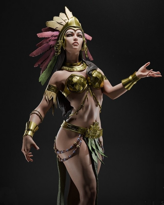 0687 Aztec Goddess (1891) - STL 3D Print Files