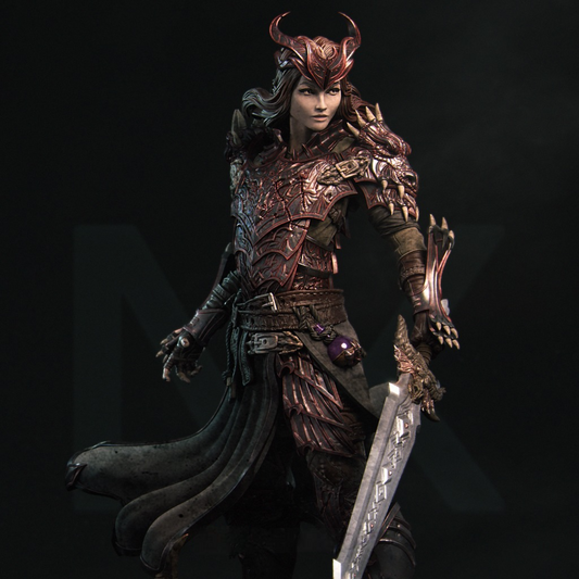 0957 Aleehra Warrior (2172) - STL 3D Print Files