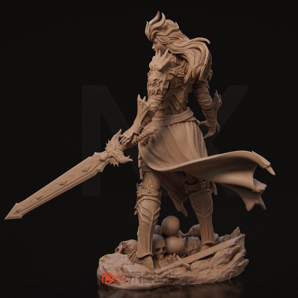 0957 Aleehra Warrior (2172) - STL 3D Print Files
