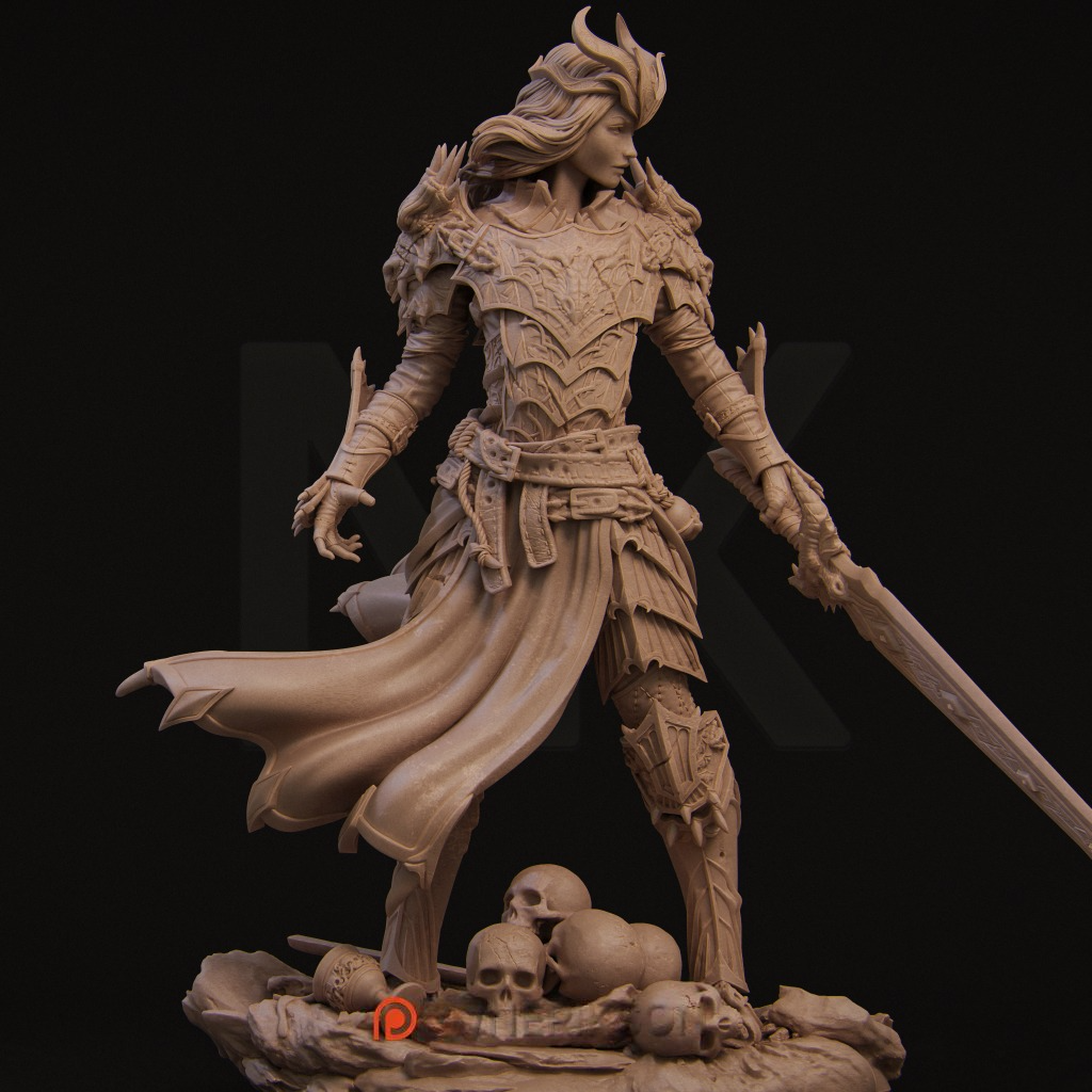 0957 Aleehra Warrior (2172) - STL 3D Print Files